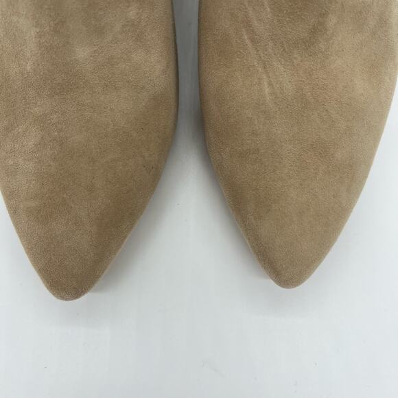 Cole Haan Elyse Bootie Chelsea Ankle Boot Women’s Size 7.5 Cream Suede Fall - Picture 11 of 12